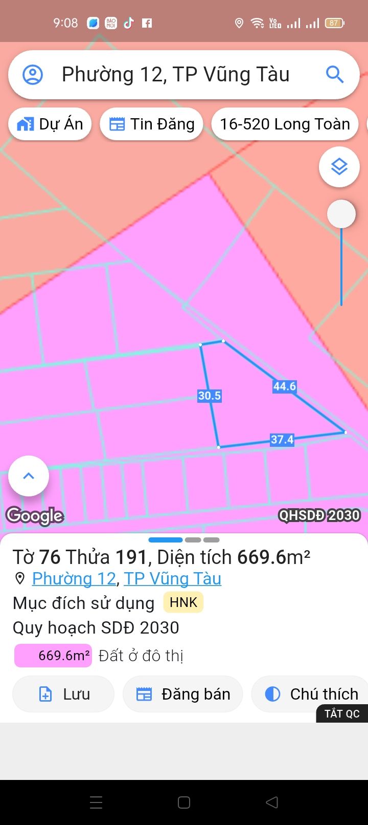 Đất vườn Hẻm 22 Chi Lăng, Vũng Tàu 162m² giá 1.3 tỷ - Sổ đỏ chính chủ, thương lượng tốt!