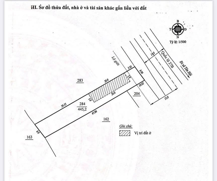 Đất nền xã Đinh Văn, Đức Trọng, Lâm Đồng 445.2m² - Sổ hồng riêng, giá thương lượng!