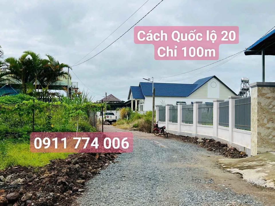 Đất nền chính chủ tại Đức Trọng 260m² giá 2.4 tỷ - Gần Quốc lộ 20!