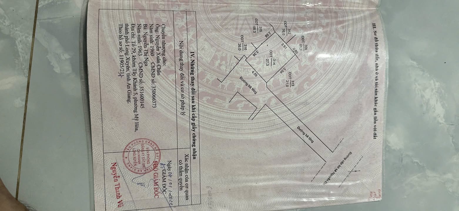 Đất hẻm bờ kè Nguyễn Du, Long Xuyên, 27m² - Chính chủ, tặng nhà cây sẵn