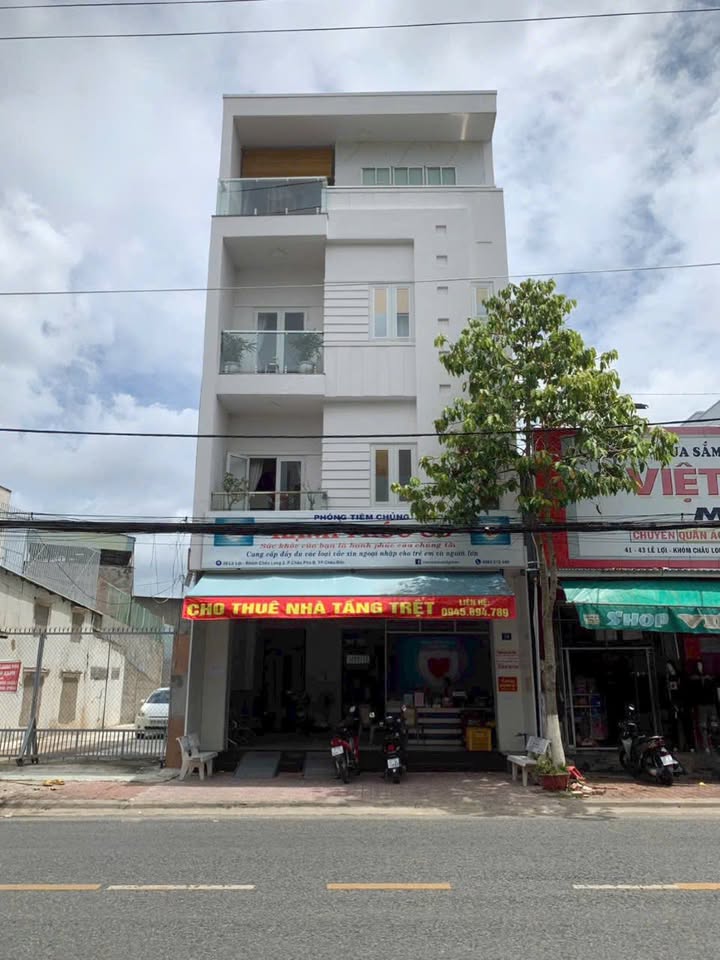 Nhà mặt tiền đường Lê Lợi, Châu Đốc 162m² - Thích hợp kinh doanh, văn phòng