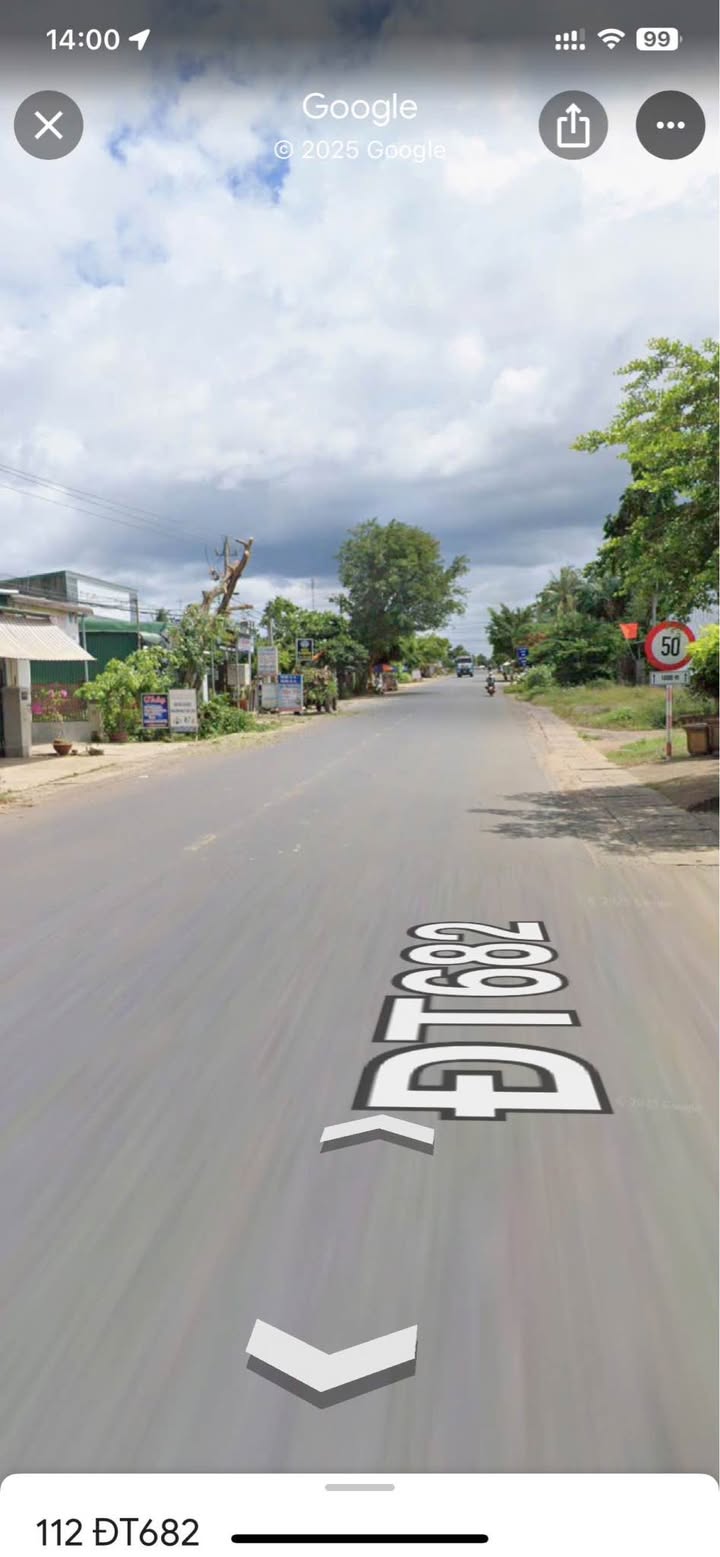 Đất 2 mặt tiền đường tỉnh lộ 2, Hòa Khánh 2721.63m² giá 2.7 tỷ - Cơ hội đầu tư tuyệt vời!