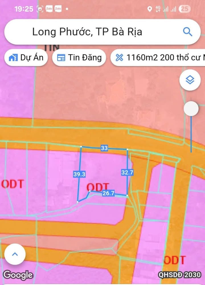 Đất thổ cư 300m² tại Long Phước, Bà Rịa - Vũng Tàu giá chỉ 8 tỷ - Cơ hội đầu tư sinh lời!