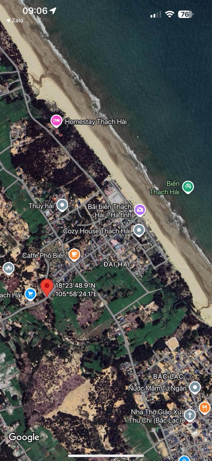 Đất mặt đường TL 550 Thạch Hà 200m² giá thỏa thuận - Cách biển chỉ 300m!