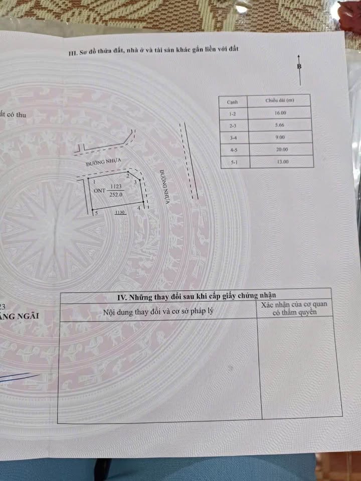 Đất mặt tiền VSIP Thọ Phong 252m² giá 6 tỷ - Vị trí kinh doanh lý tưởng!