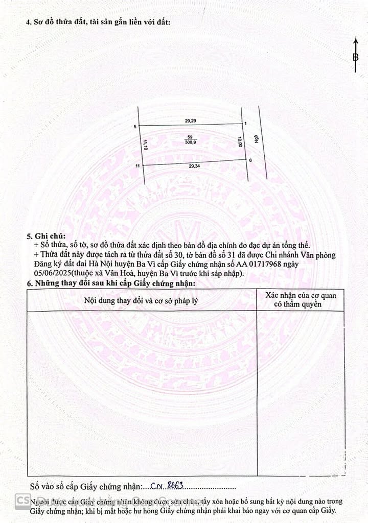 Đất thổ cư Yên Bài, Ba Vì 308m² - Vị trí đẹp, giá hợp lý!