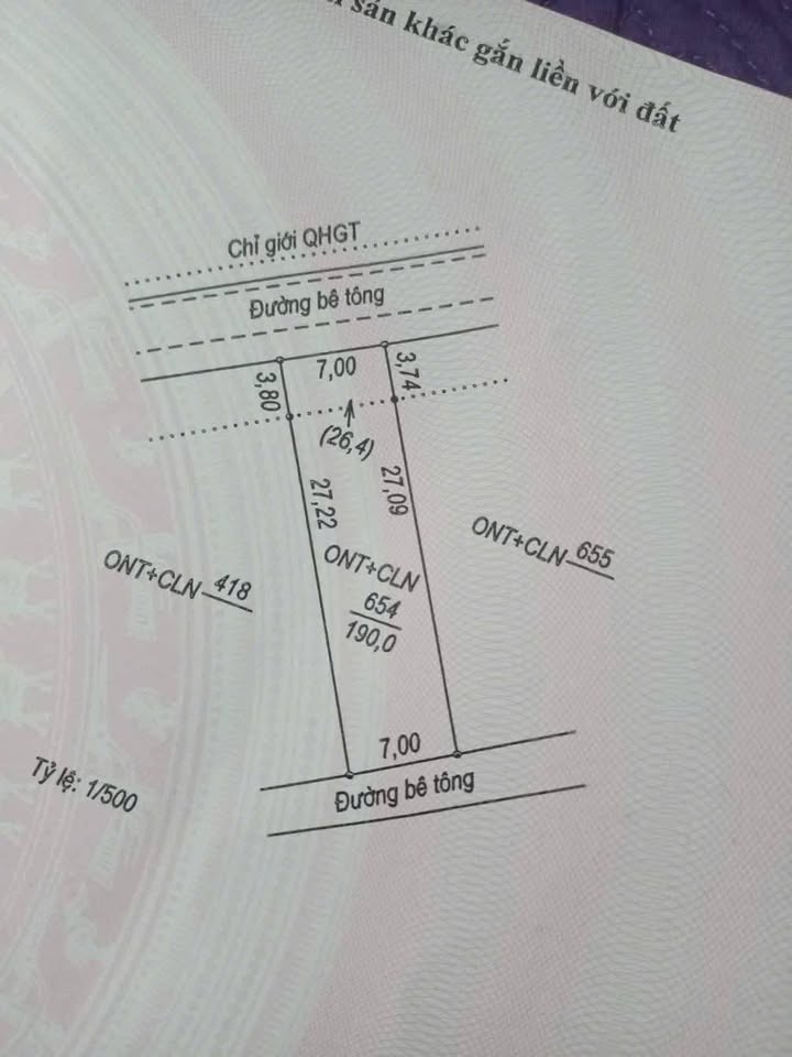 Đất ở Thuận Đức, Bắc Tân Uyên 210m² giá 790 triệu - Đối diện Bộ đội Cách!