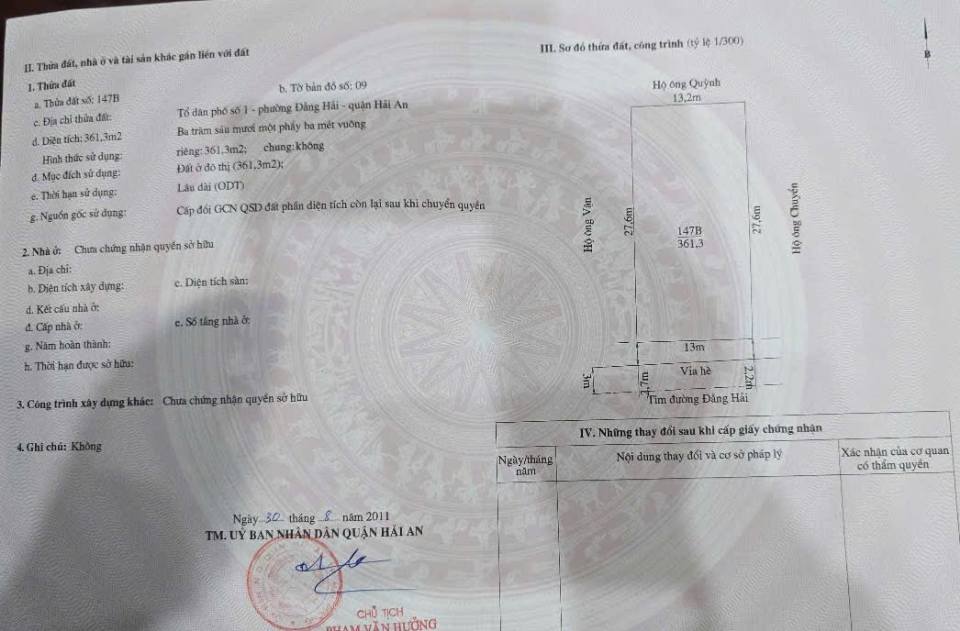 Đất mặt đường Lũng Đông, Đằng Hải 360m² giá 15.48 tỷ - Sổ đỏ chính chủ!