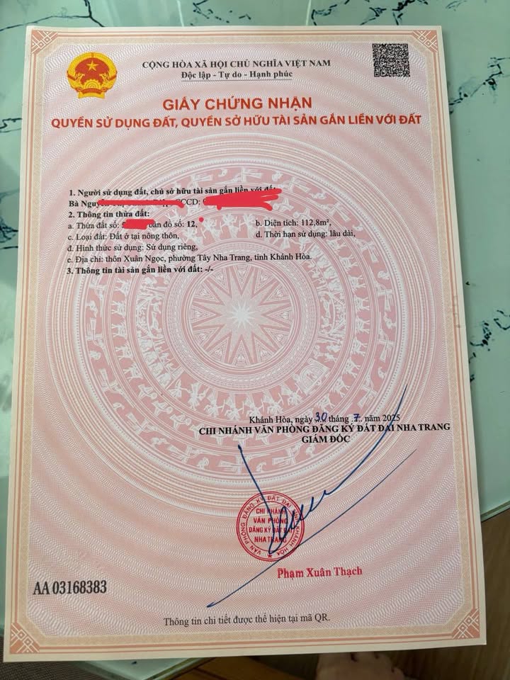 Đất nền 2 mặt tiền Xuân Ngọc, Nha Trang 112.8m² giá 2.25 tỷ - Đầu tư sinh lời ngay!