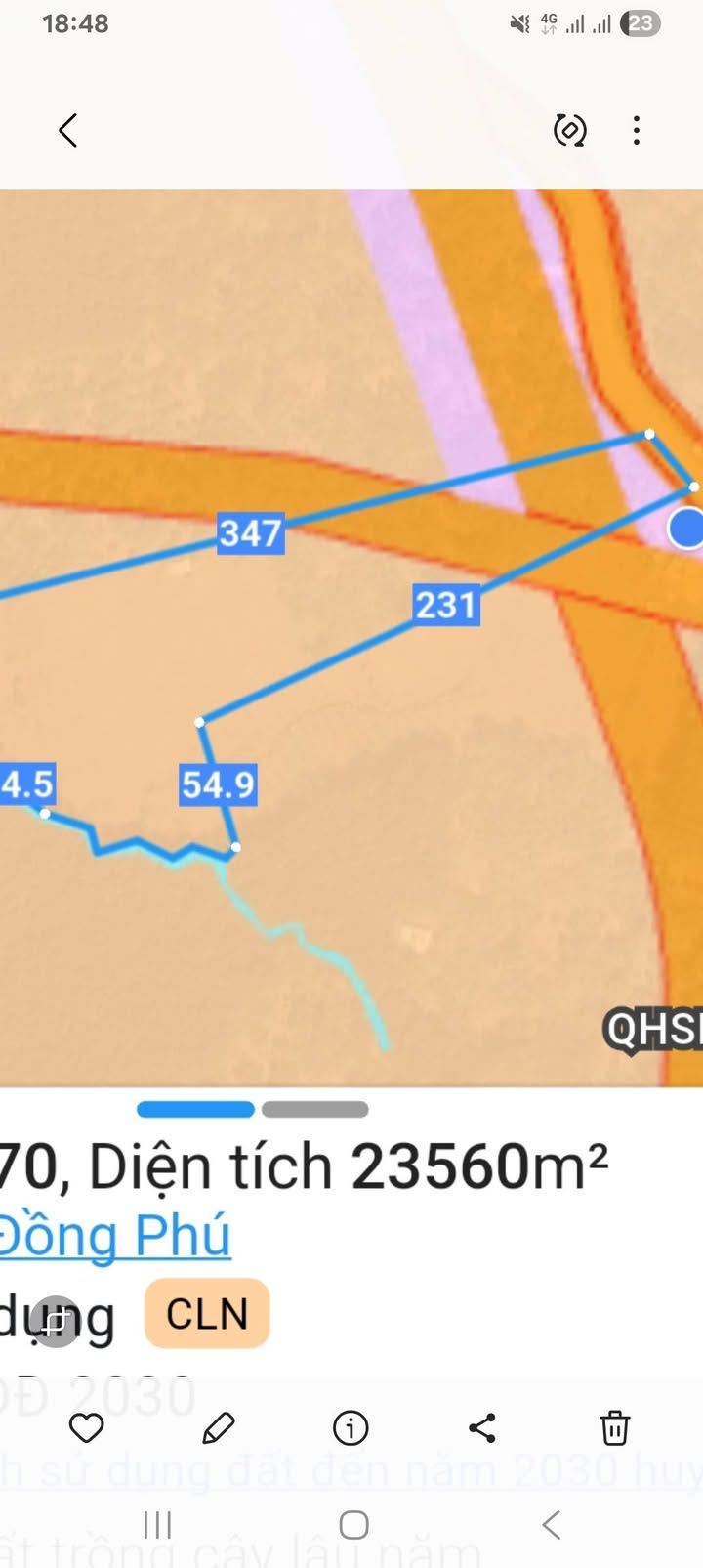 Đất nông nghiệp 2,3ha tại Tân Lợi, Bình Dương - Giá chỉ 4 tỷ!