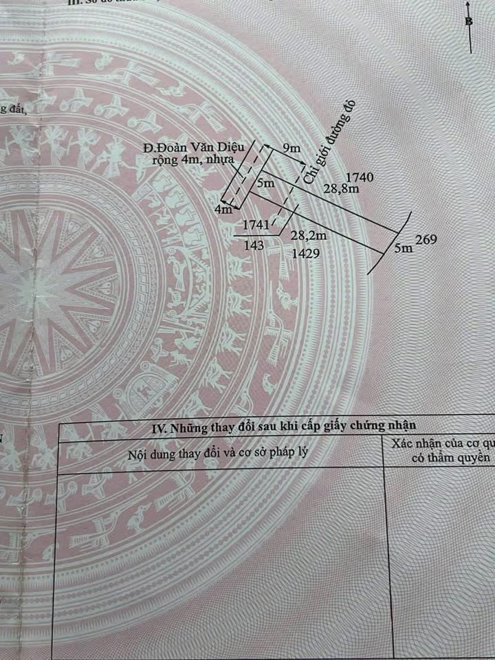 Đất thổ cư sổ hồng riêng 143m² mặt tiền Đoàn Văn Diệu chỉ 1.5 tỷ - Cơ hội đầu tư sinh lời!