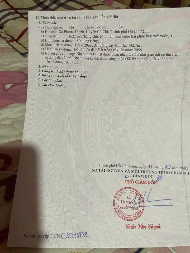 Nhà mặt tiền nhựa Phước Thạnh, Củ Chi 162m² giá 1 tỷ - Sẵn sàng giao dịch ngay!