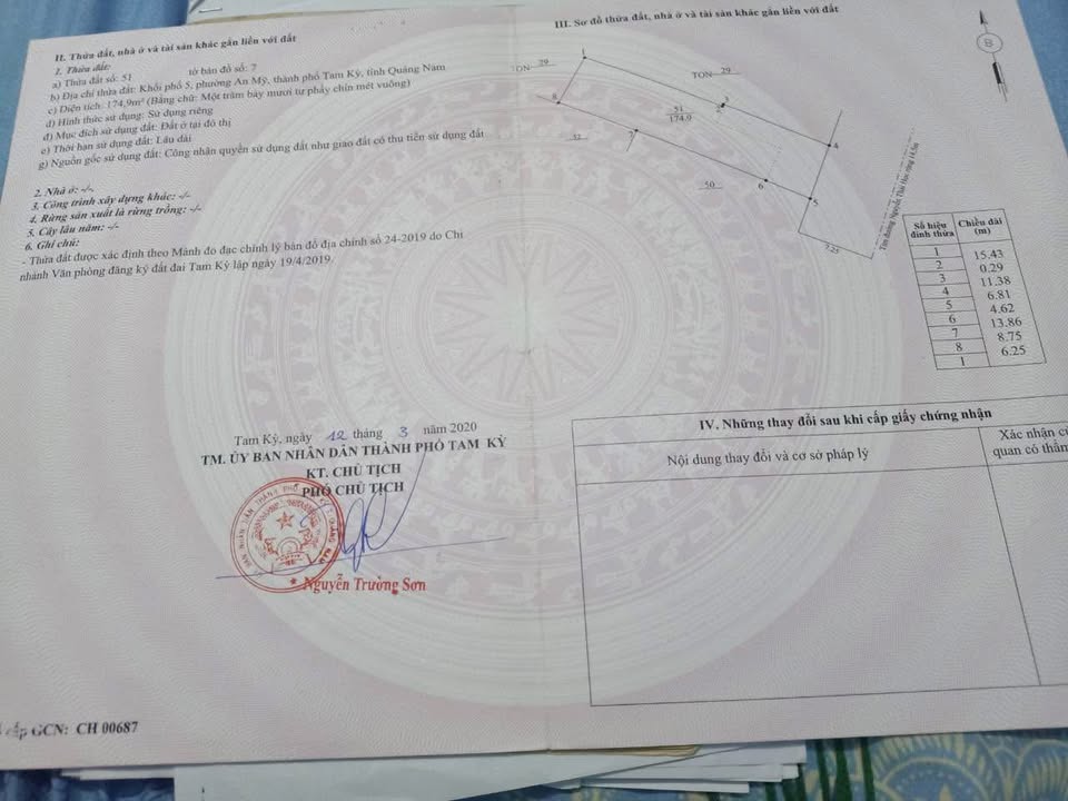 Nhà bán gấp đầu đường Nguyễn Thái Học, Tam Kỳ 175m² giá chỉ 4.2 tỷ - Chính chủ