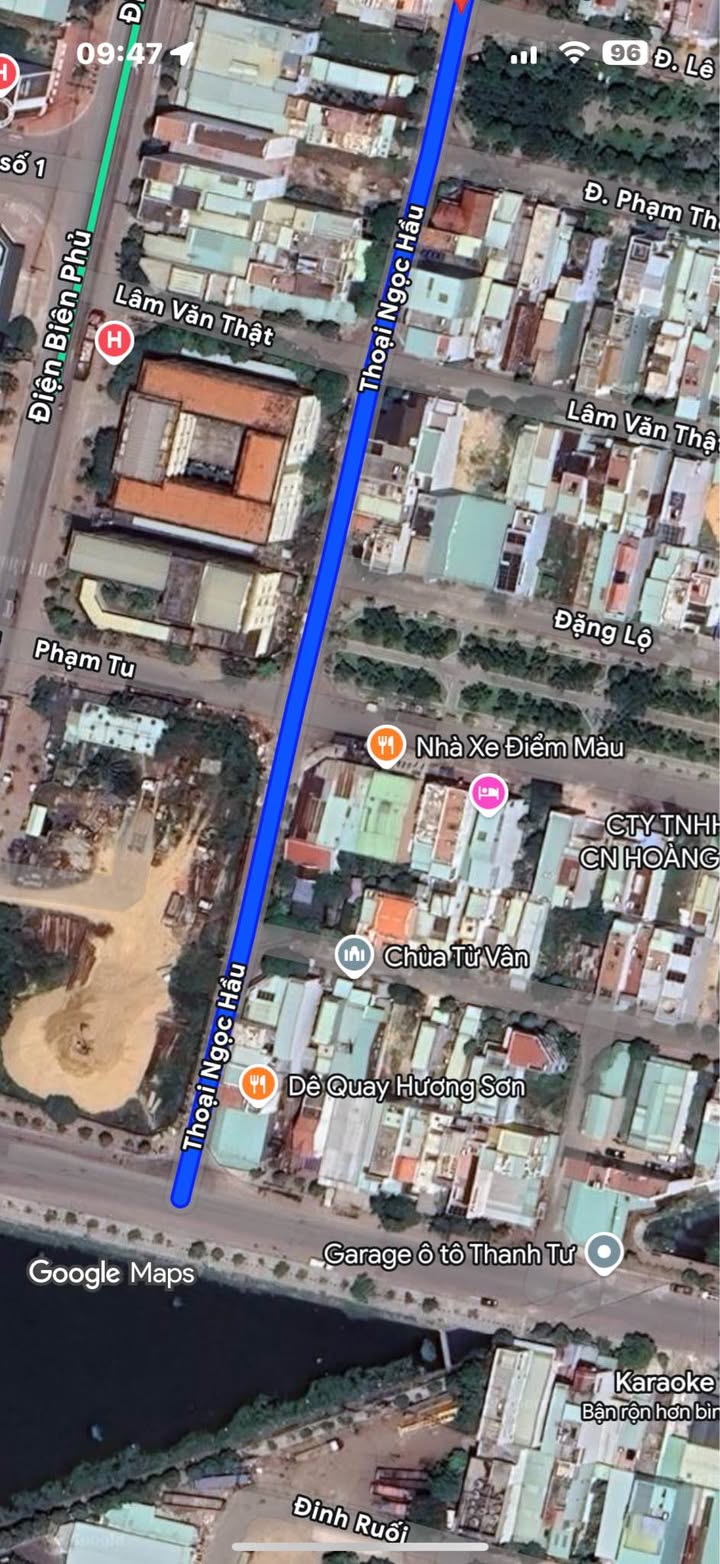 Đất Mặt Tiền Thoại Ngọc Hầu, Quy Nhơn 125m² giá 4.2 tỷ - View Công Viên Đẹp Mắt!