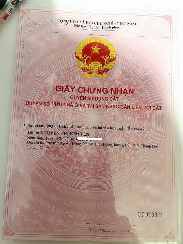 Đất nền An Thới Đông 1016m² giá 1.2 tỷ - Cơ hội đầu tư hấp dẫn!