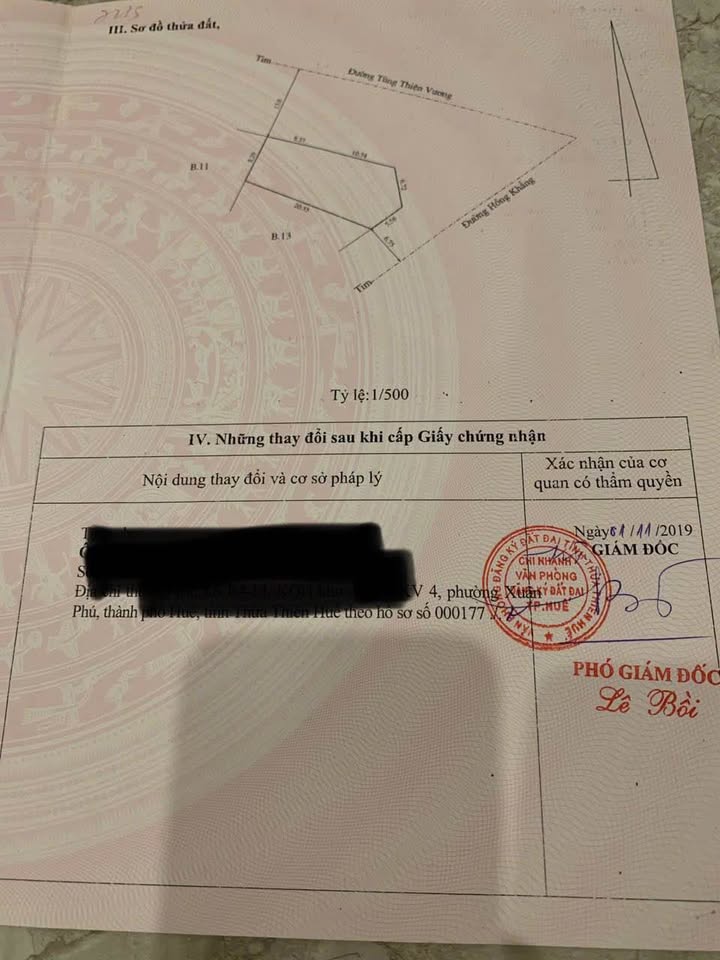 Đất lô góc 2 mặt tiền Tùng Thiện Vương, Huế 209m² giá 7 tỷ - Vị trí kinh doanh đắt giá!