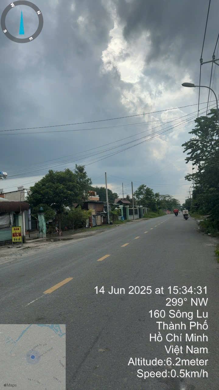 Đất thổ cư mặt tiền đường Sông Lu, Củ Chi 596m² - Đầu tư sinh lời!