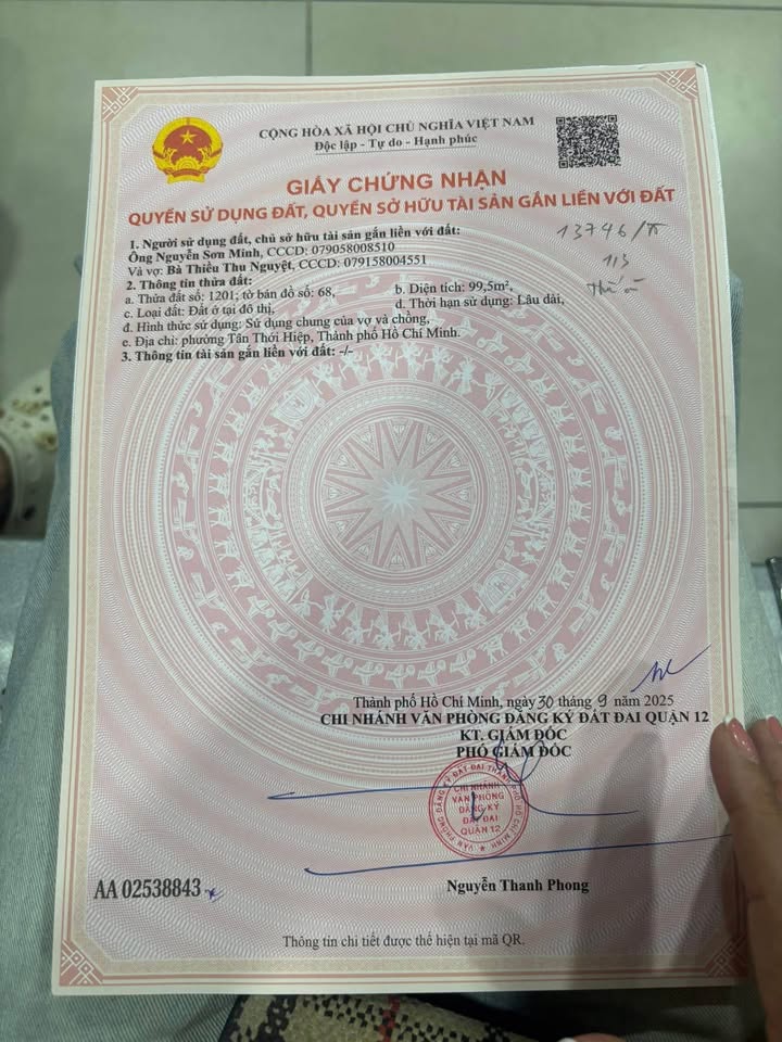 Đất góc 2 mặt tiền Hiệp Thành 26, Quận 12, 99m² giá 6.5 tỷ - Cơ hội đầu tư tuyệt vời!