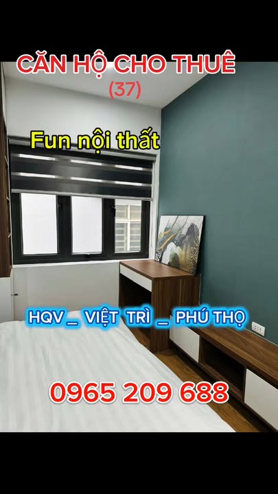Căn hộ cho thuê tầng 3 Hana Apartment & Hotel 37m² - Vị trí trung tâm Việt Trì, Phú Thọ