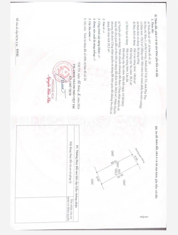 Đất nền chính chủ gần Đền Hùng, xã Hy Cương, 120m² chỉ 1.5 tỷ - Cơ hội đầu tư hấp dẫn!