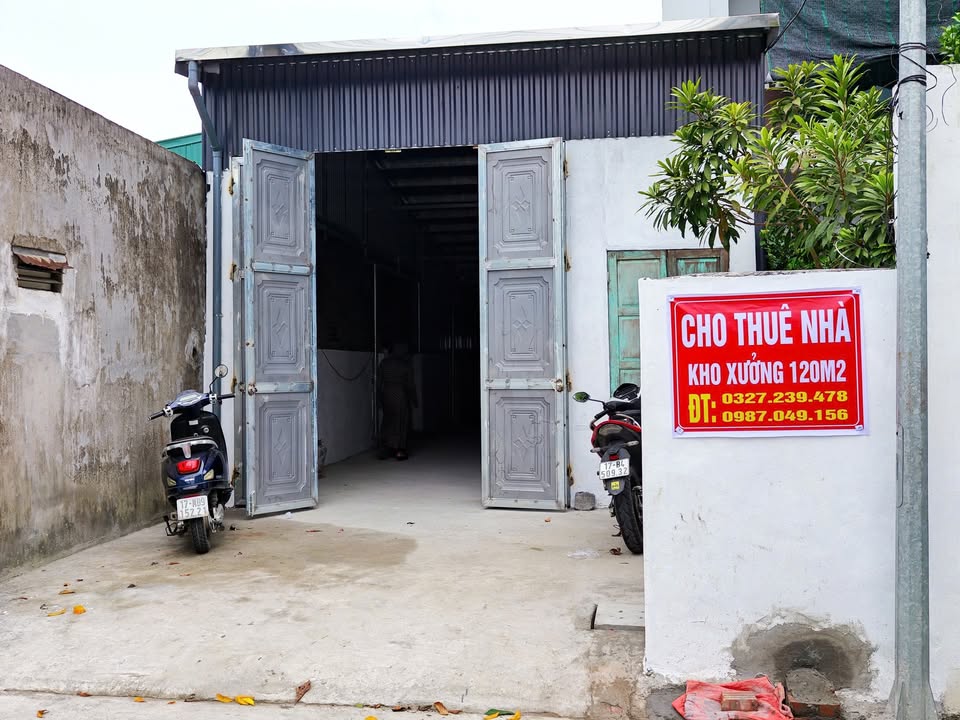 Kho xưởng 120m² tại Phú Xuân, Thái Bình - Chính chủ cho thuê ngay!