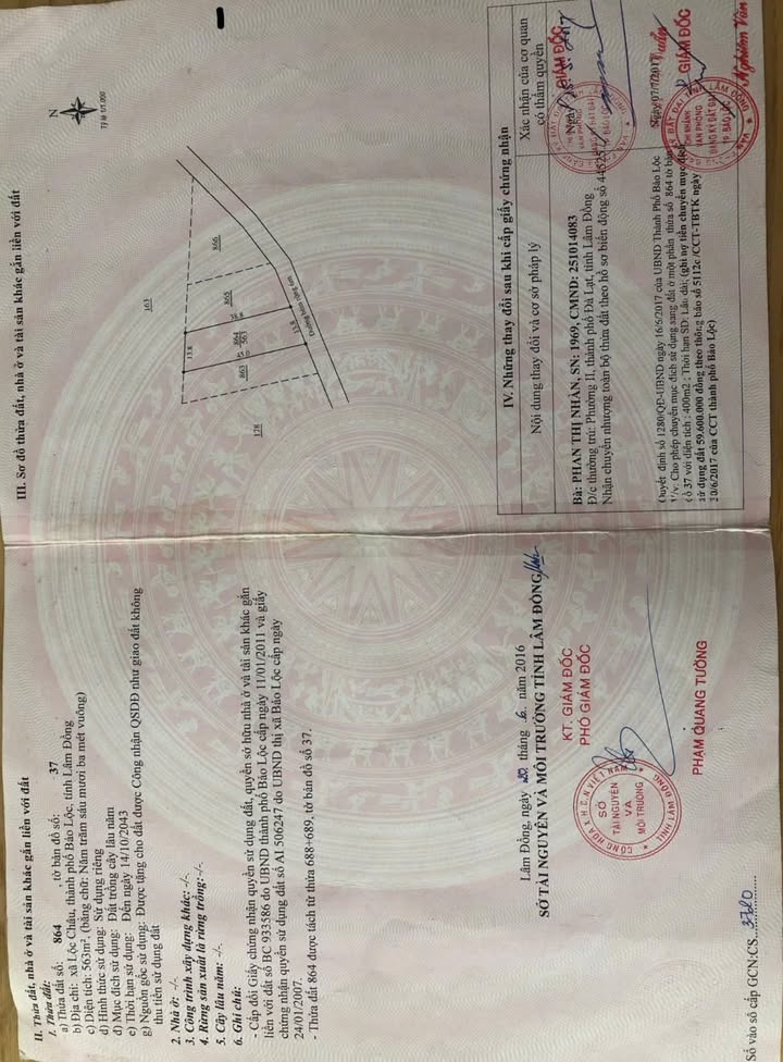 Đất thổ cư Lộc Châu 550m² giá 2.9 tỷ - Cơ hội đầu tư tuyệt vời!