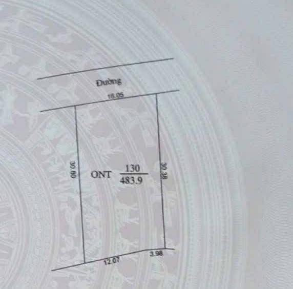 Đất nền xã Phú Điền, Nam Sách 484m² giá 2 tỷ - Cơ hội đầu tư hấp dẫn!