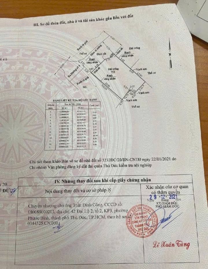 Đất nền đường số 4, phường Trường Thọ, Thủ Đức 69.4m² giá chỉ 4.15 tỷ - Sổ hồng riêng!