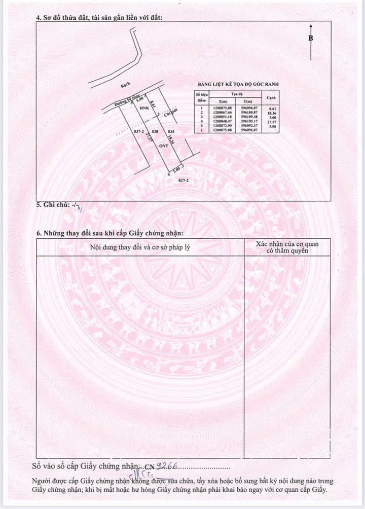 Đất nền mặt tiền Kênh Nhà Vuông, Bình Mỹ, Củ Chi - 112m² giá 2.2 tỷ, sổ đỏ chính chủ!