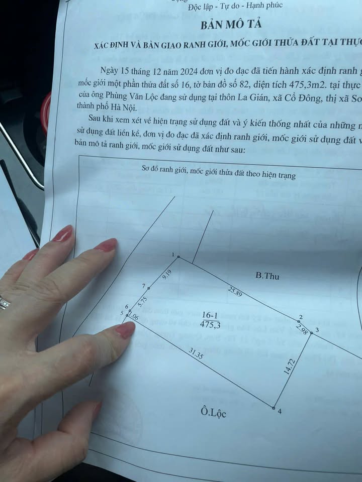 Đất Hòa Lạc 475m² giá 4 tỷ - Cơ hội đầu tư hiếm có!