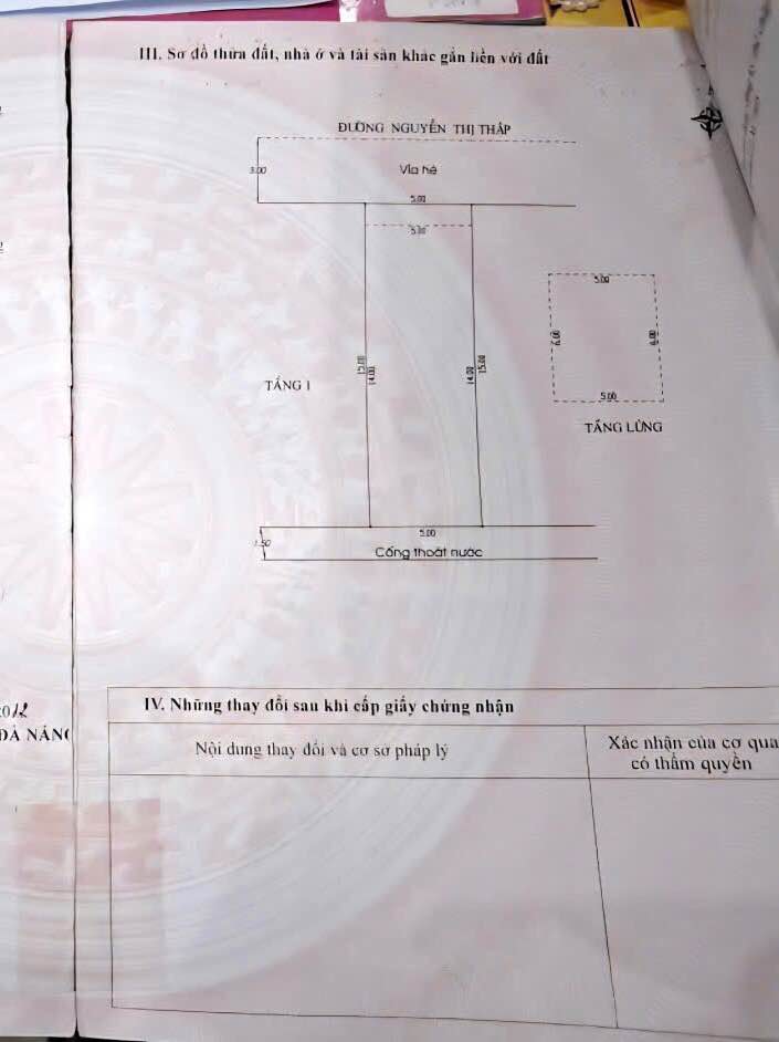 Bán nhà mặt tiền Nguyễn Thị Thập, Quận Thanh Khê, 75m² - Đầu tư lý tưởng!