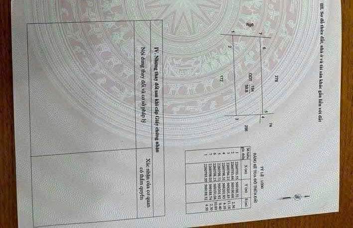 Đất chính chủ ngõ 83 Đường Bái 60m² giá 2.25 tỷ - Ô tô đỗ thoải mái!