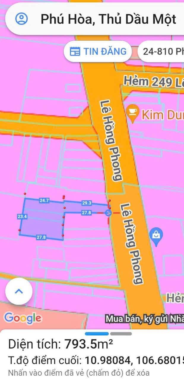 Đất Mặt Tiền Lê Hồng Phong, 850m² giá 25 tỷ - Đầu tư lý tưởng!