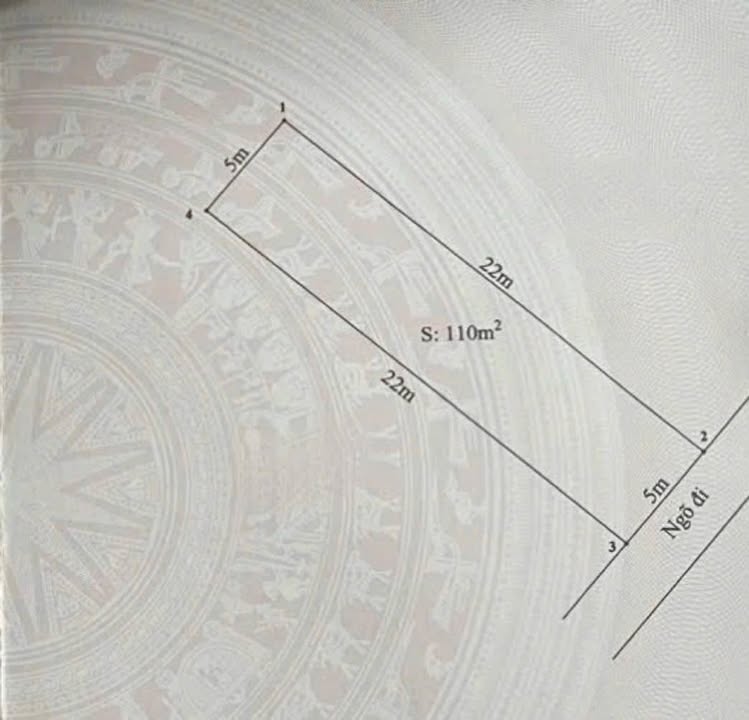 Đất mặt ngõ Đằng Hải 110m² giá 4.5 tỷ - Hướng Đông Nam, ô tô đỗ cửa