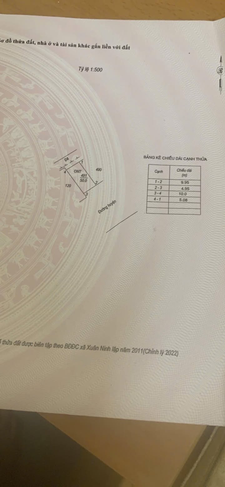 Đất nền Xuân Ninh 50m² giá thỏa thuận - Cơ hội đầu tư hấp dẫn!