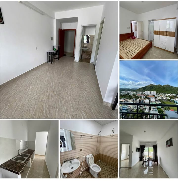 Chung cư Hoàng Quân Look B1 Nha Trang 2PN giá 5.5 triệu - View núi Cô Tiên tuyệt đẹp!