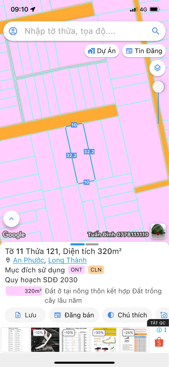 Đất nền Phước Long, Long Thành 320m² - Sổ đỏ chính chủ, giá thỏa thuận!