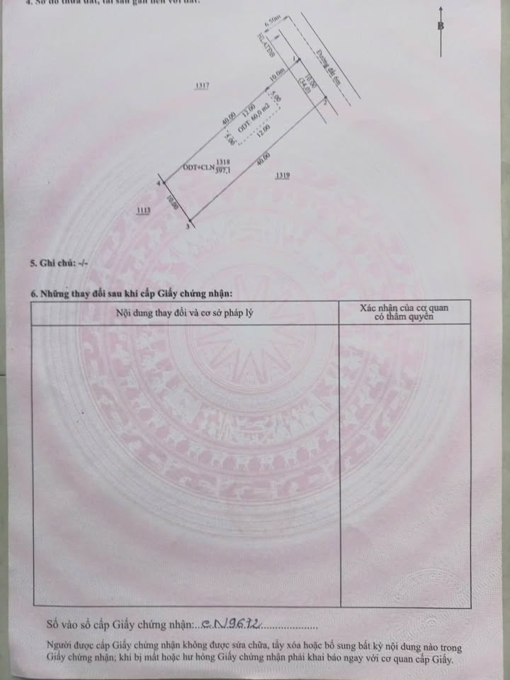 Đất thổ cư 400m² Hòa Lợi Bến Cát giá 2 tỷ - Cơ hội đầu tư hiếm có!