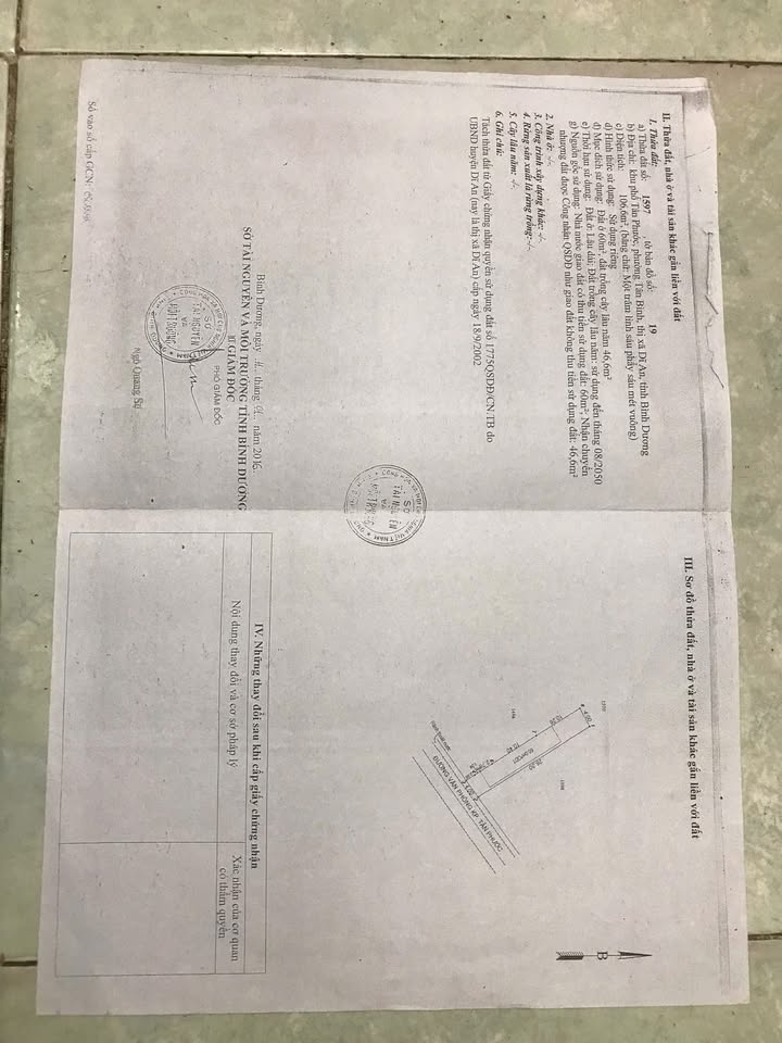 Bán gấp đất mặt tiền Chợ Tân Phước, Dĩ An 106m² - Tiềm năng kinh doanh vượt trội!