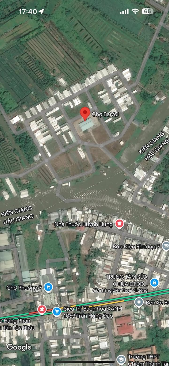 Nhà cấp 4 tại khu dân cư Chợ Ba Voi, Gò Quao, 77m² - Đối diện chợ phường 7 Vị Thanh!