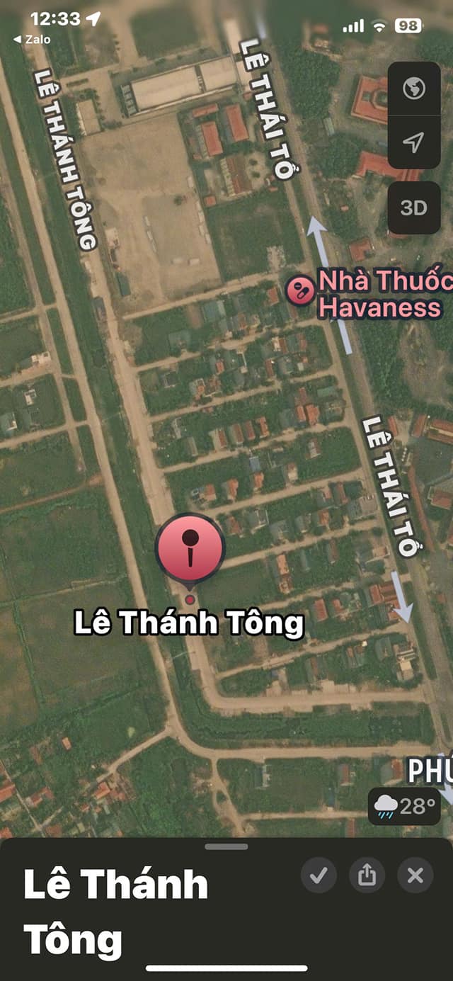 Đất mặt Kênh Đô Thiên Đường Lê Thánh Tông Ninh Bình 116m² - Giá thương lượng hấp dẫn!