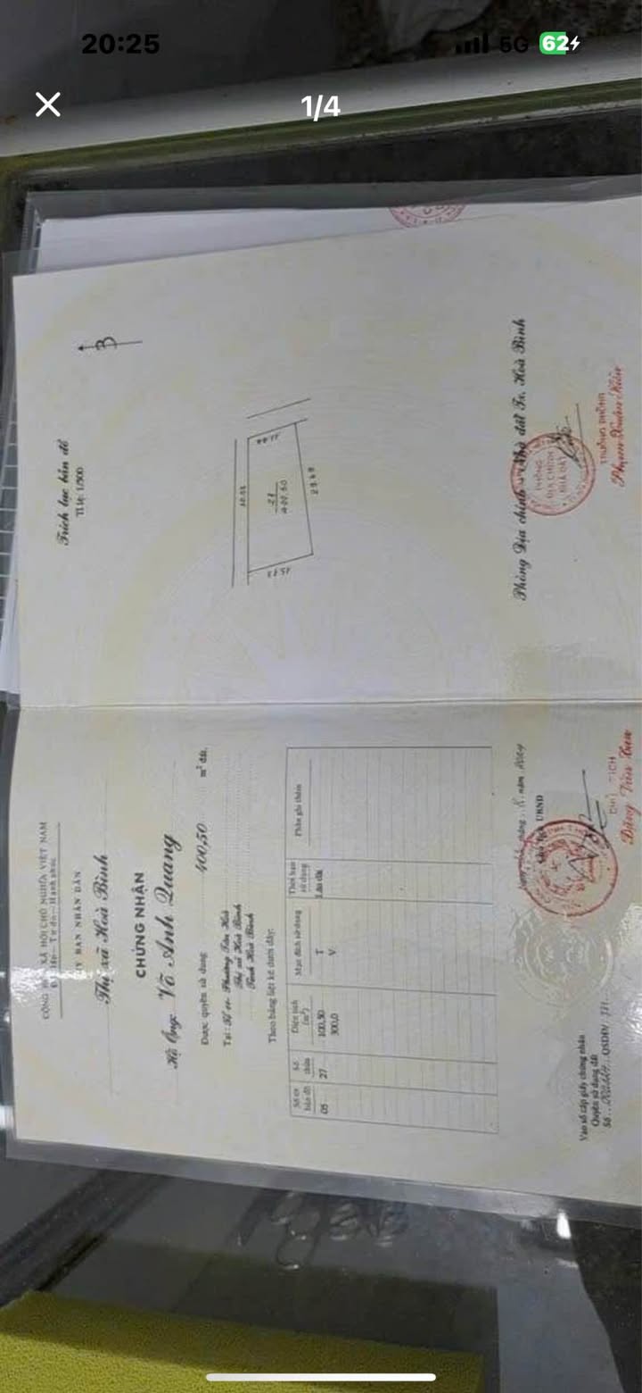 Đất thổ cư 1000m² tại phường Tân Hòa, Hòa Bình - Cơ hội đầu tư hấp dẫn!