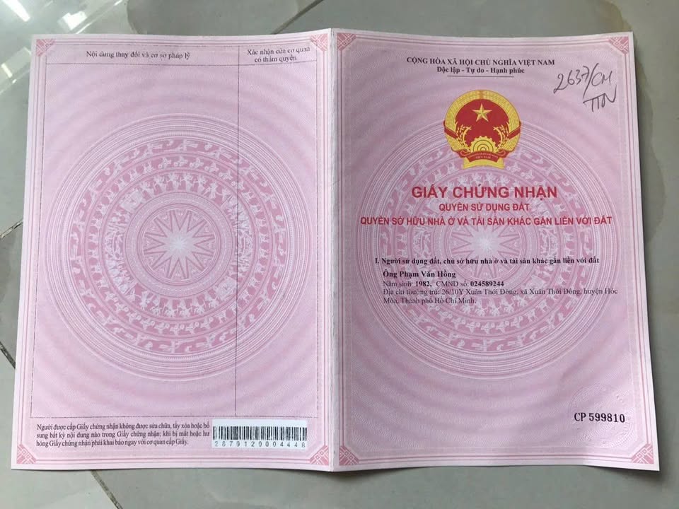 Đất nền Trường Chinh Q12, Hồ Chí Minh 103m² giá 3.9 tỷ - Đầy tiềm năng phát triển!