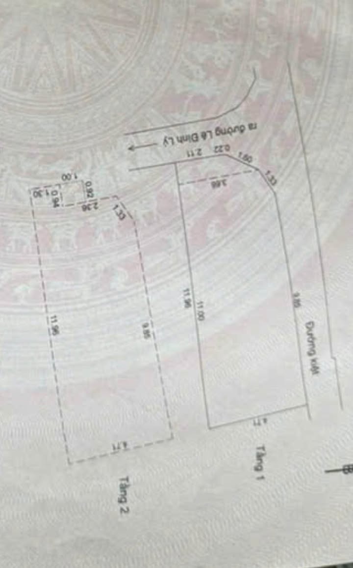 Bán nhà 2 tầng 149 Lê Đình Lý, Đà Nẵng 55m² - Nhà kiên cố, 2 mặt thoáng