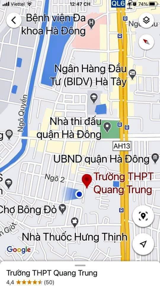 Phòng trọ khép kín 16m² giá 3 triệu - Gần trường THPT Quang Trung Hà Đông!