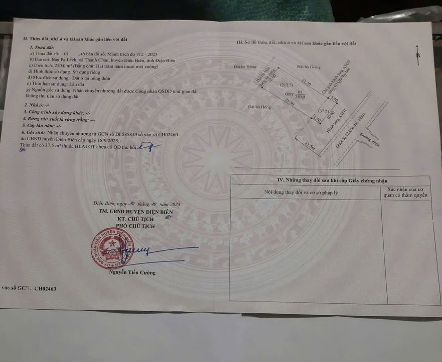 Đất mặt đường Quốc lộ 12, Pa Lếch, 250m² giá 1.5 tỷ - Hướng đông, xây biệt thự lý tưởng!