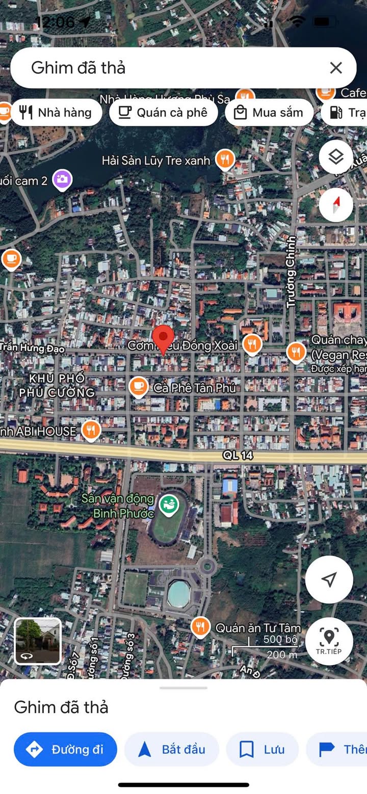 Nhà mặt tiền Trần Hưng Đạo, Đồng Xoài 250m² giá 3.5 tỷ - Cơ hội đầu tư tuyệt vời!