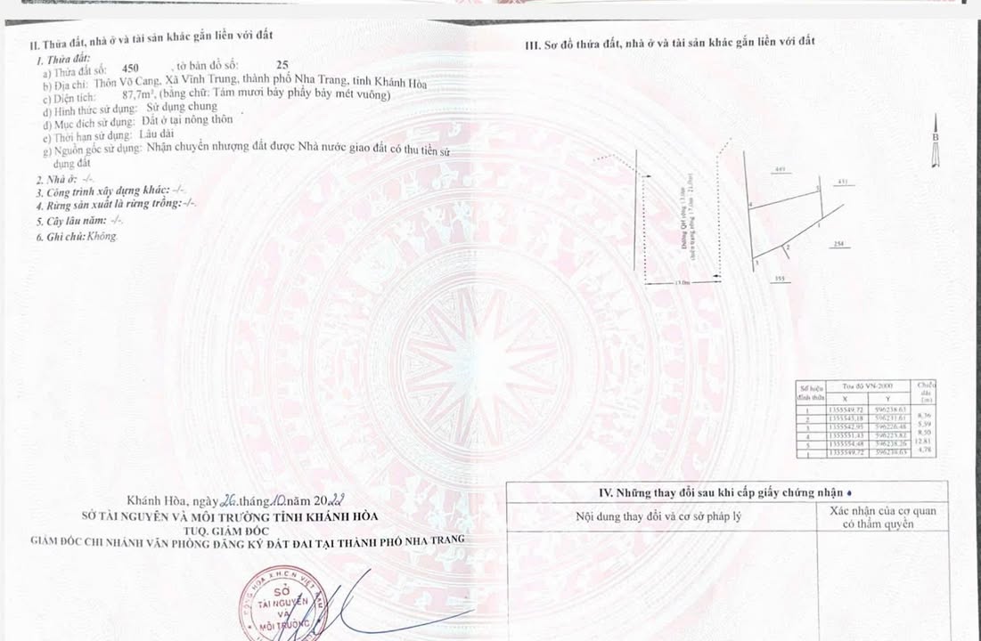 Đất mặt tiền kinh doanh đường Xuân Sơn, Nha Trang 87.7m² giá 2.6 tỷ - Vị trí đắc địa, sẵn sàng đầu tư!