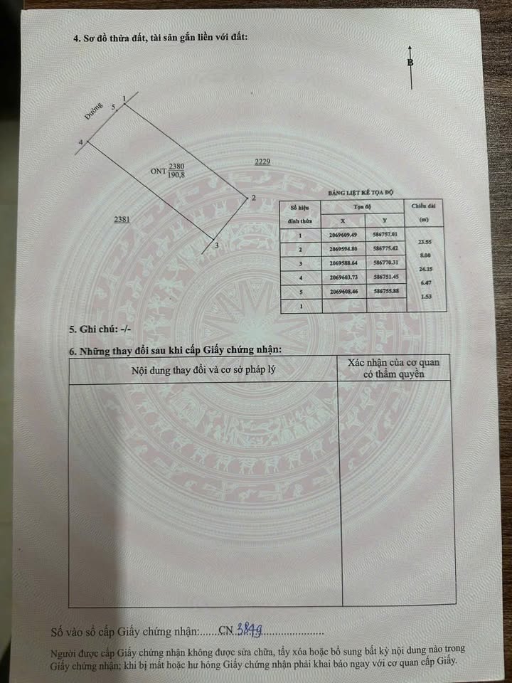 Đất nền thổ cư 190m² xã Nam Lĩnh - Đầu tư sinh lời hấp dẫn!