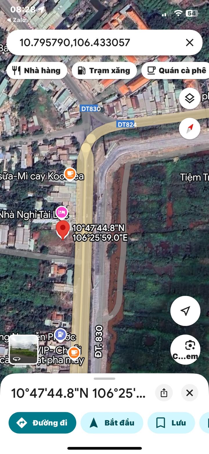 Đất thổ cư mặt tiền Tỉnh lộ 830, Hựu Thạnh, 1938m² giá 28 tỷ - Đầu tư sinh lời hấp dẫn!